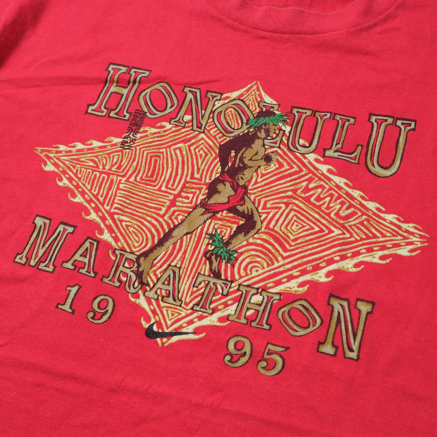 Vintage 1995 Nike Honululu Marathon T-Shirt XLarge