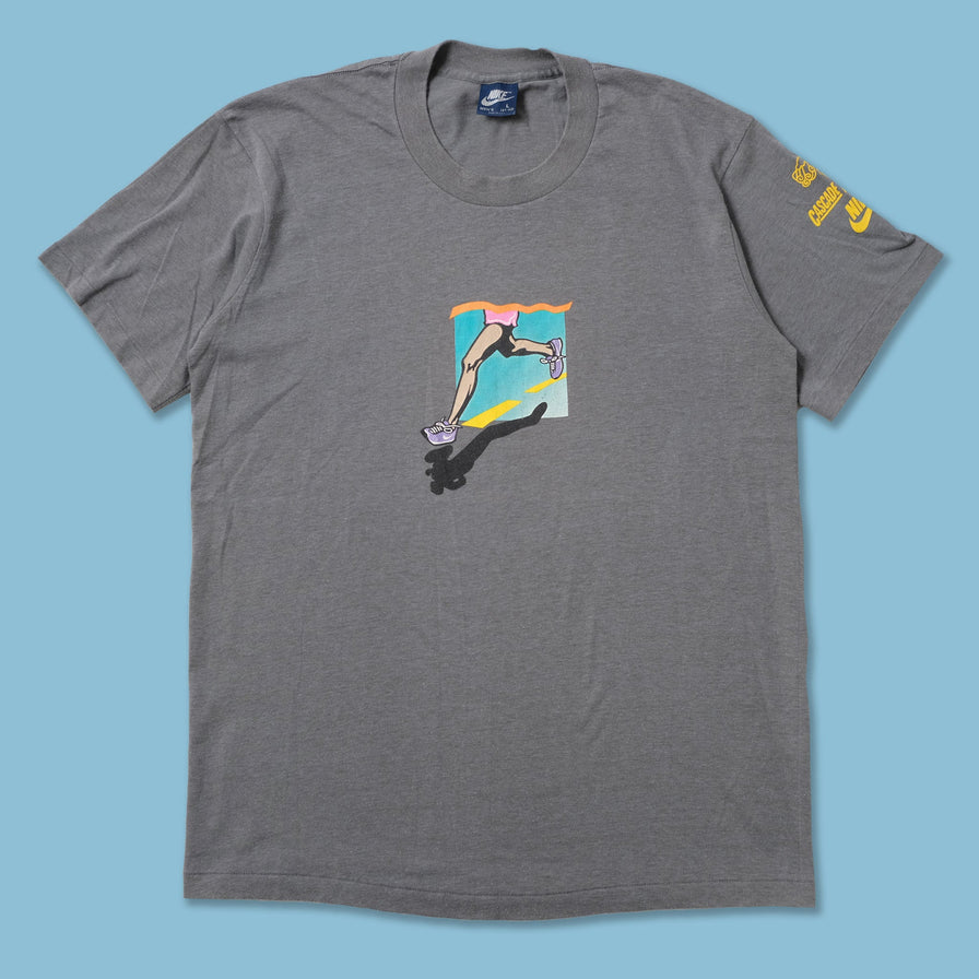 Vintage 80s Nike Cascade Run Off T-Shirt Large