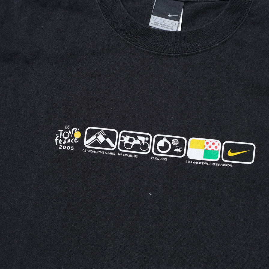 Vintage Nike Tour De France 2005 T-Shirt Large