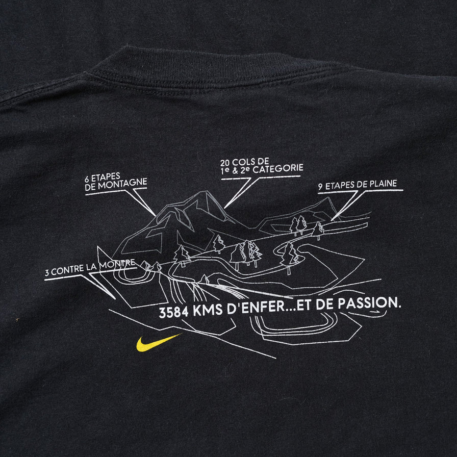 Vintage Nike Tour De France 2005 T-Shirt Large
