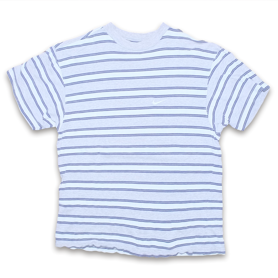 Vintage Nike Stripe T-Shirt Medium - Double Double Vintage