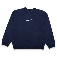 Vintage Nike Swoosh Logo Sweatshirt Large - Double Double Vintage