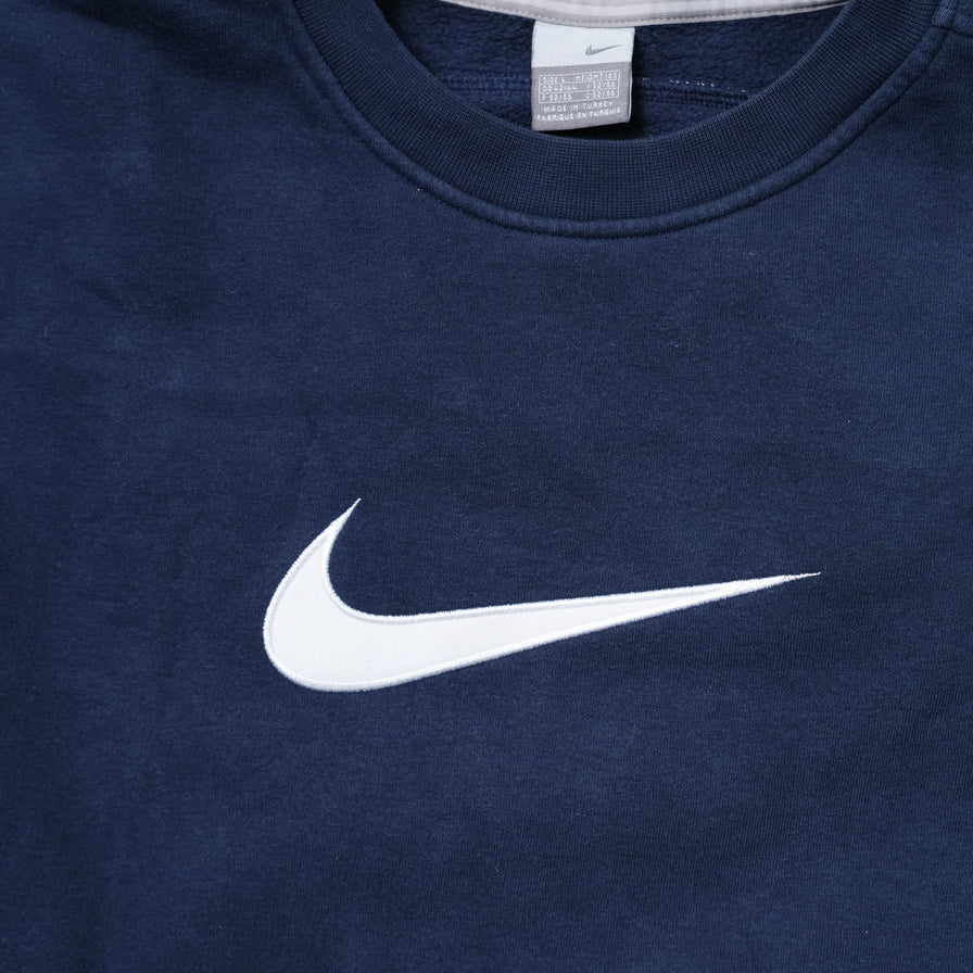 Vintage Nike Big Swoosh Sweater Large / XLarge