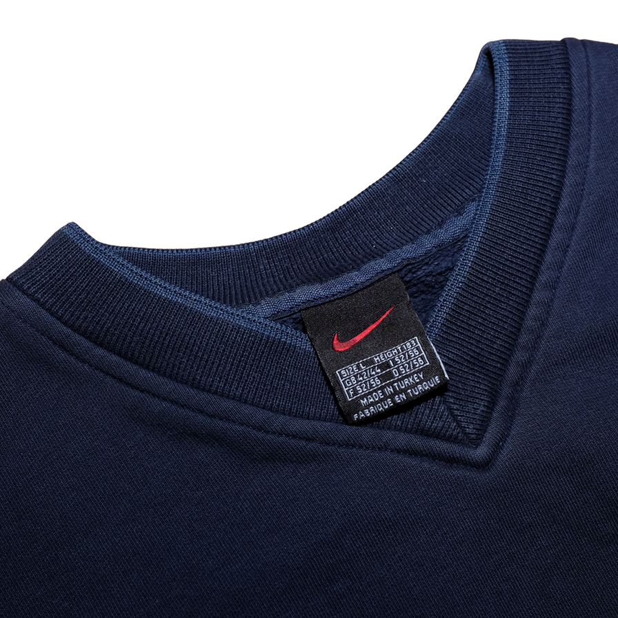 Vintage Nike Swoosh Logo Sweatshirt Large - Double Double Vintage