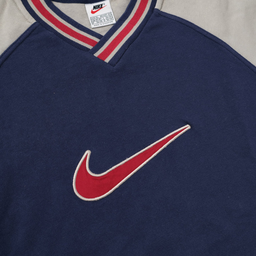Vintage Deadstock Nike V-Neck Sweater XLarge