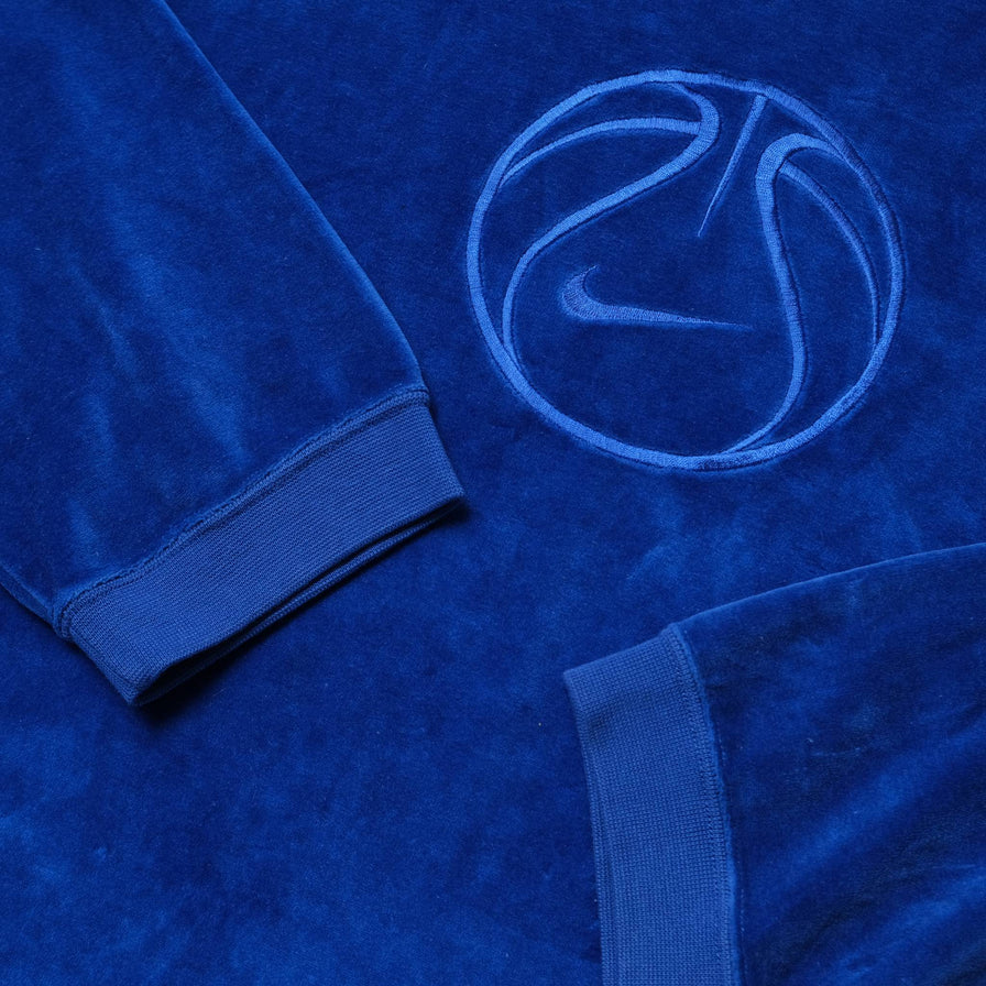 Vintage Nike Basketball Velour Sweater XXL