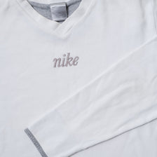 Vintage Nike Women's V-Neck Sweater Small