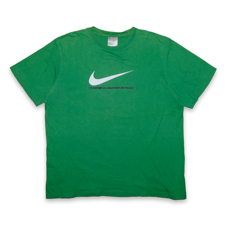 Vintage Nike Swoosh T-Shirt Medium / Large - Double Double Vintage