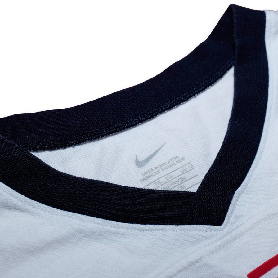 Nike V-Neck T-Shirt Small - Double Double Vintage