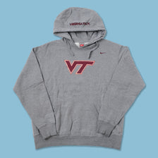 Vintage Nike Virginia Tech Hoody Medium / Large