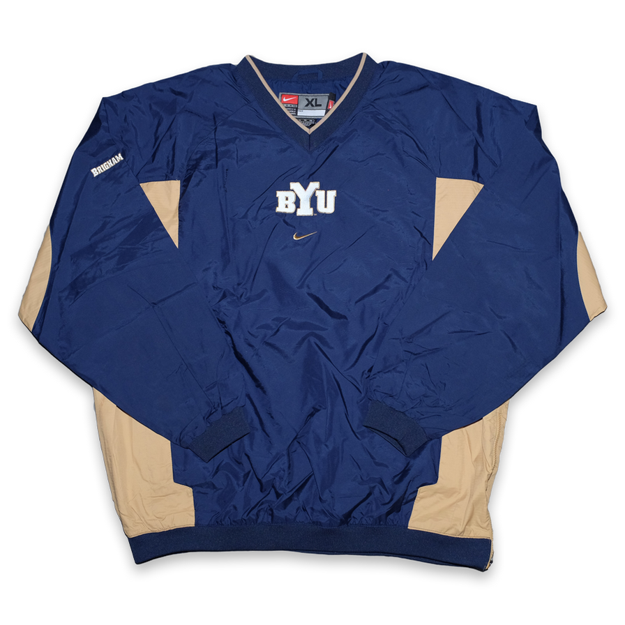 Vintage Nike BYU Windbreaker XLarge / XXL - Double Double Vintage