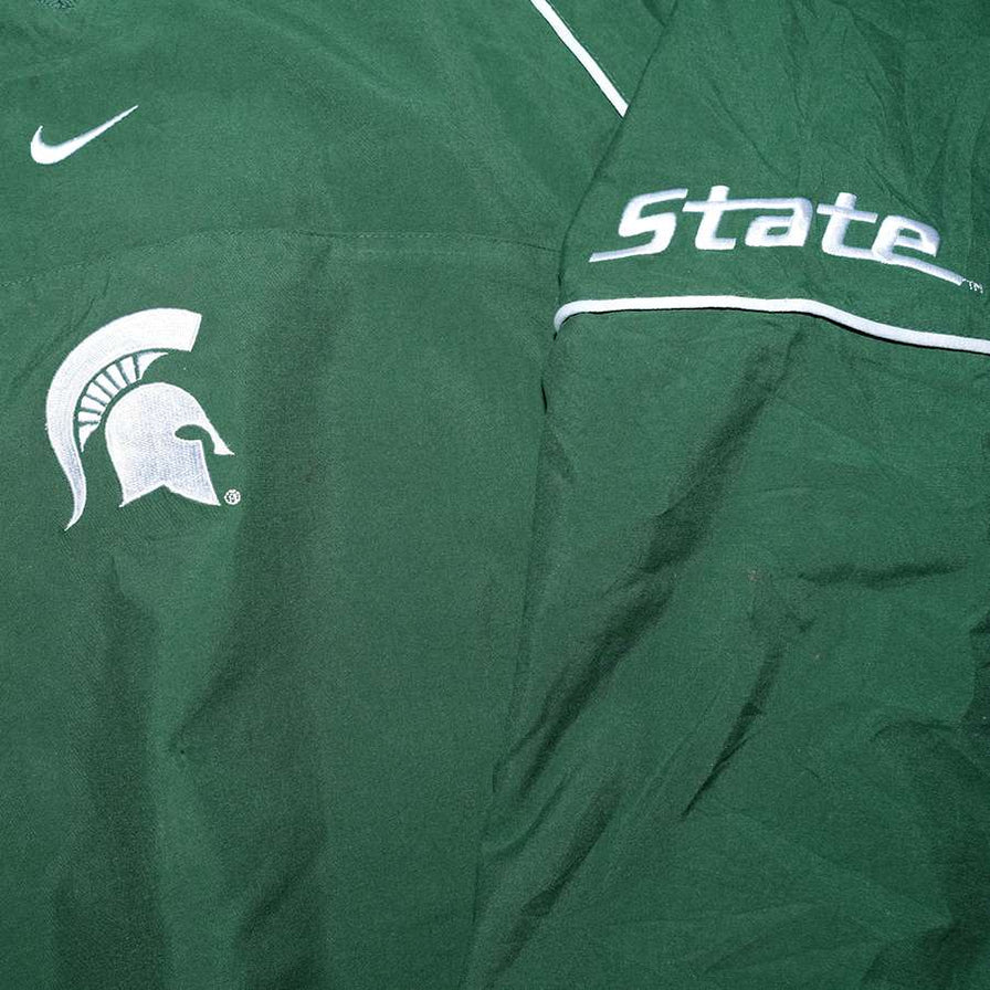 Vintage Nike Michigan State Spartans Windbreaker Large