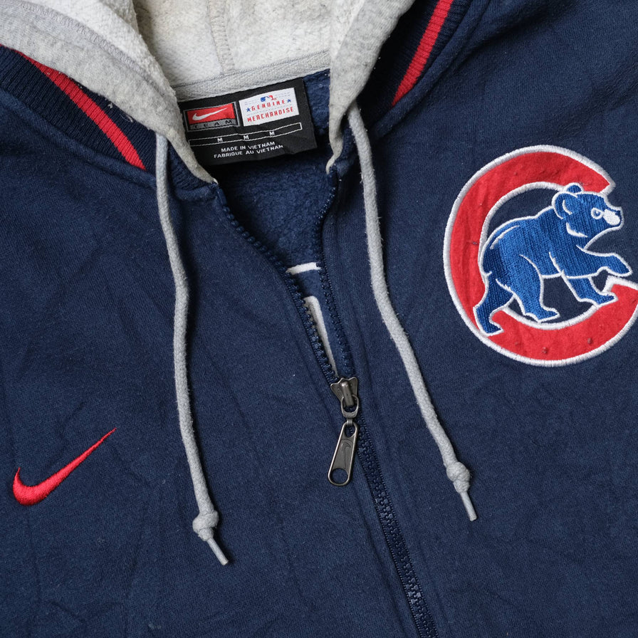 Vintage Nike Chicago Cubs Zip Hoody Large