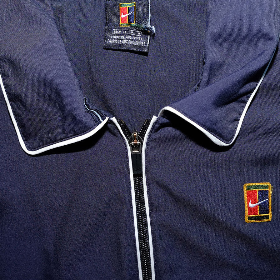 Vintage Nike Tennis Trackjacket Small - Double Double Vintage
