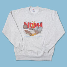 Vintage Noah's Ark Sweater Large