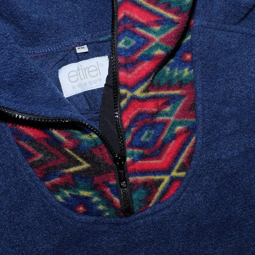 Vintage Q-Zip Natural Feelings Fleece XLarge / XXL - Double Double Vintage