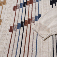 Vintage Pattern Knit Sweater XLarge
