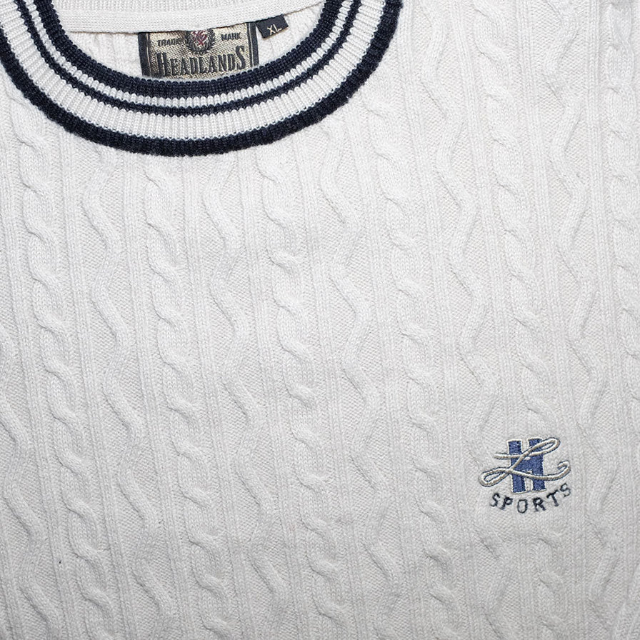 Vintage Headlands Knit Sweater Large - Double Double Vintage