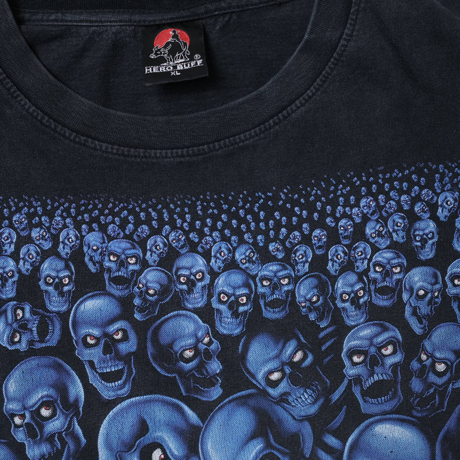 Vintage Skull Pile T-Shirt XLarge