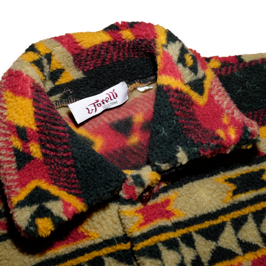 Vintage L. Torelli Fleece Jacket Large - Double Double Vintage