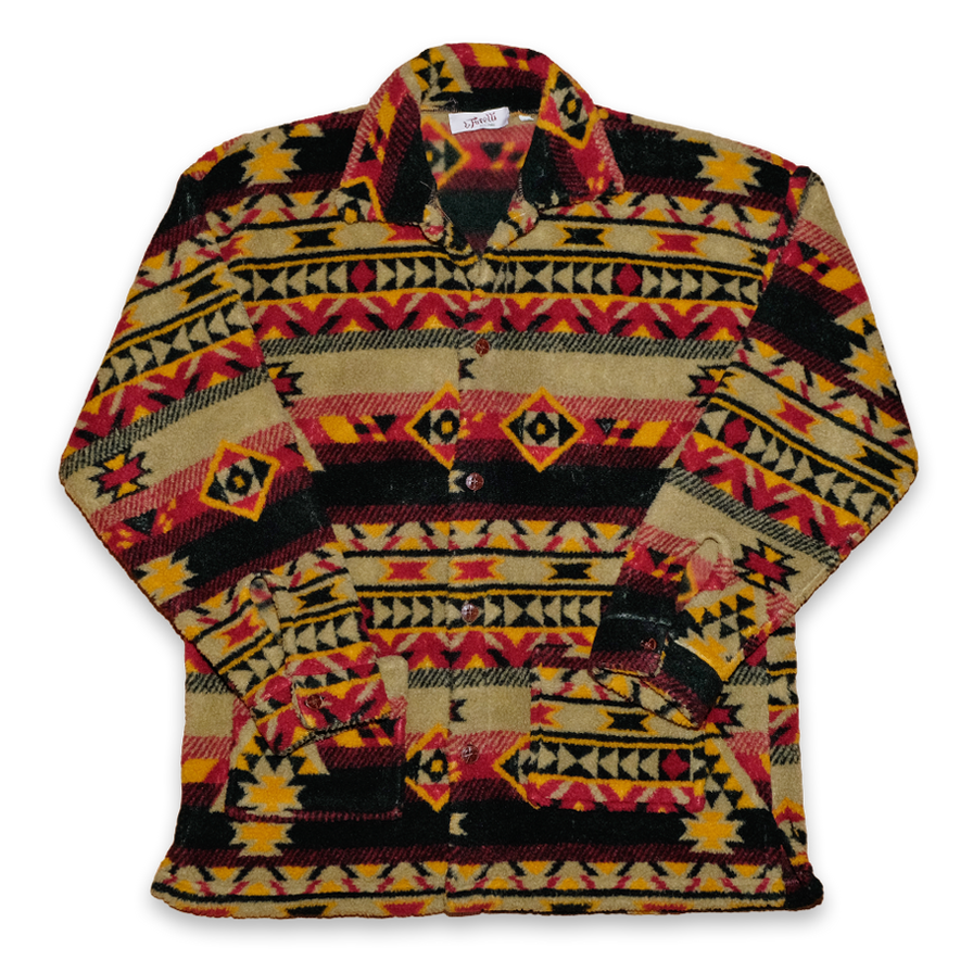 Vintage L. Torelli Fleece Jacket Large - Double Double Vintage
