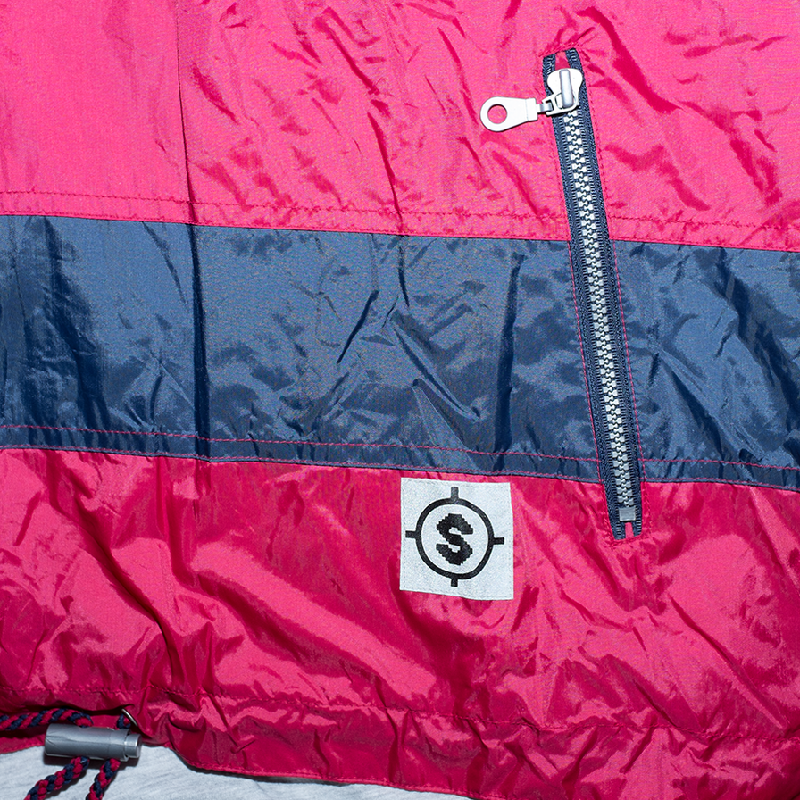 Equipe Half Zip Windbreaker Large - Double Double Vintage