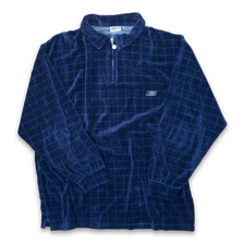 Vintage Velour Half Zip Longsleeve Polo XLarge / XXLarge - Double Double Vintage