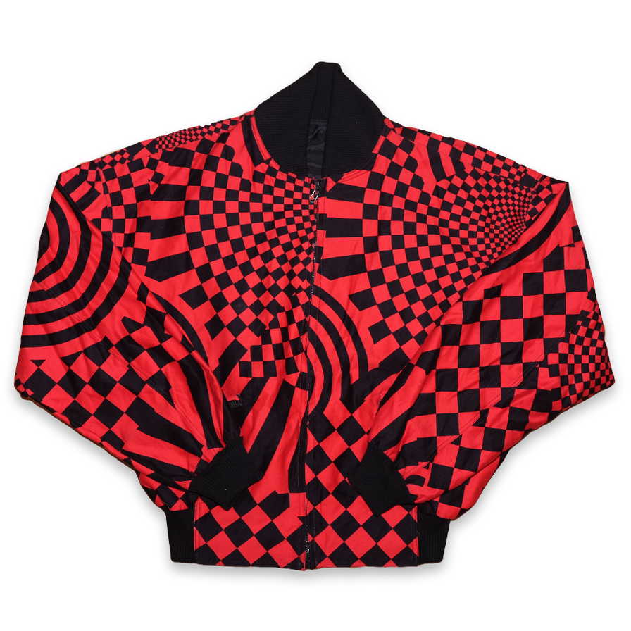 Vintage Via Spiga Pattern Jacket Medium / Large - Double Double Vintage