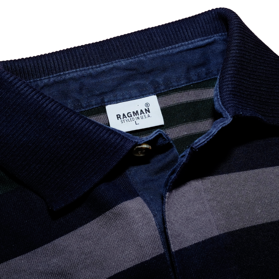 Vintage Polo Striped Longsleeve Large - Double Double Vintage