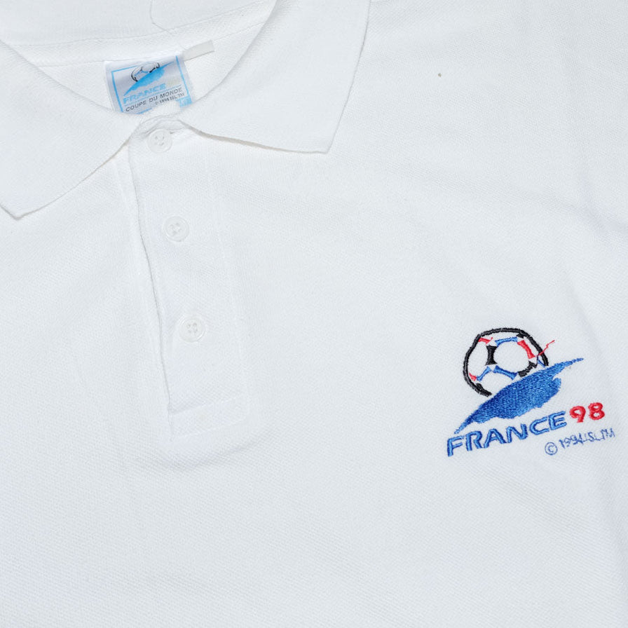 Vintage France World Cup 98 Polo XLarge - Double Double Vintage