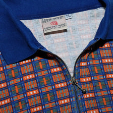 Vintage Pattern Zip Polo XLarge - Double Double Vintage