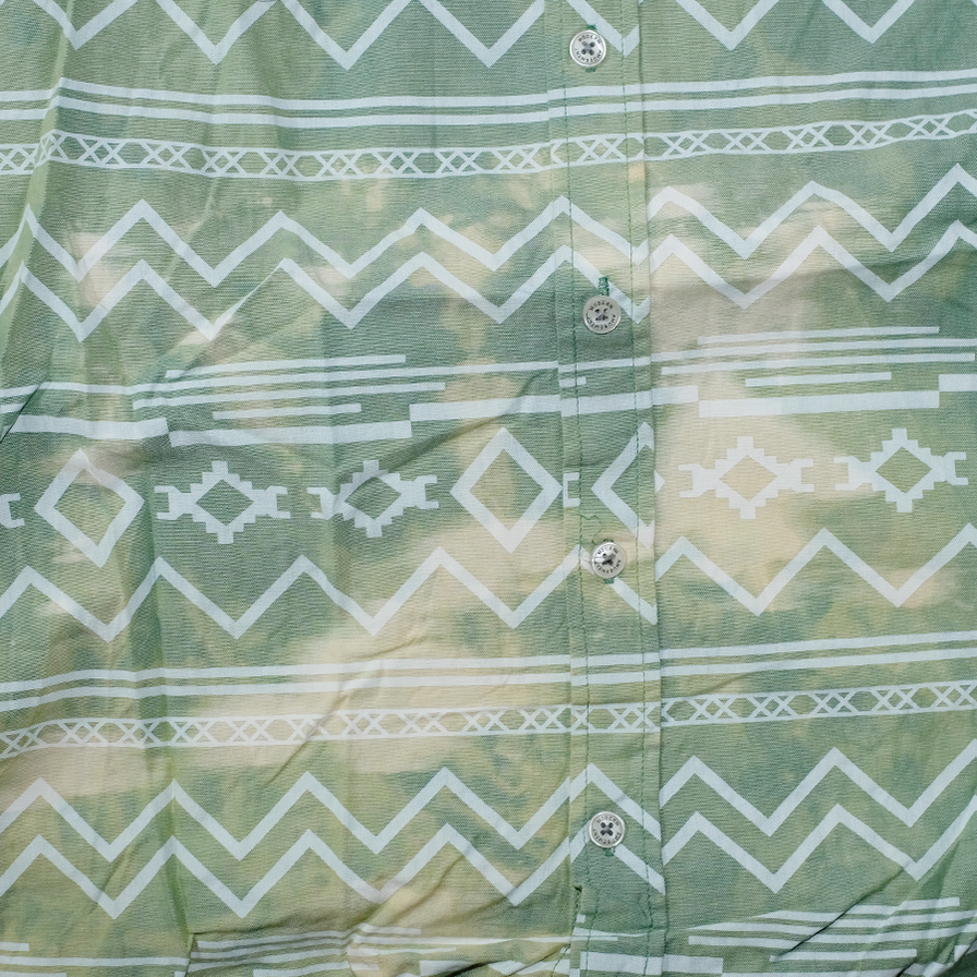 Vintage Aztec Shirt Bleach Large - Double Double Vintage