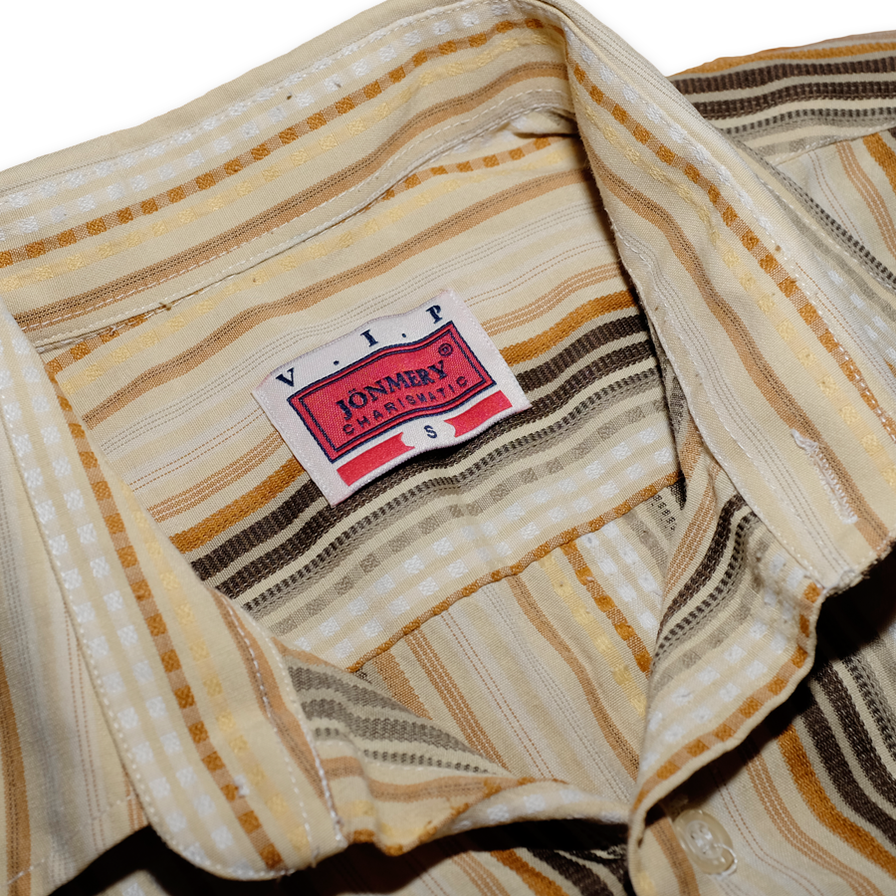 Vintage Vertical Striped Shirt Medium - Double Double Vintage