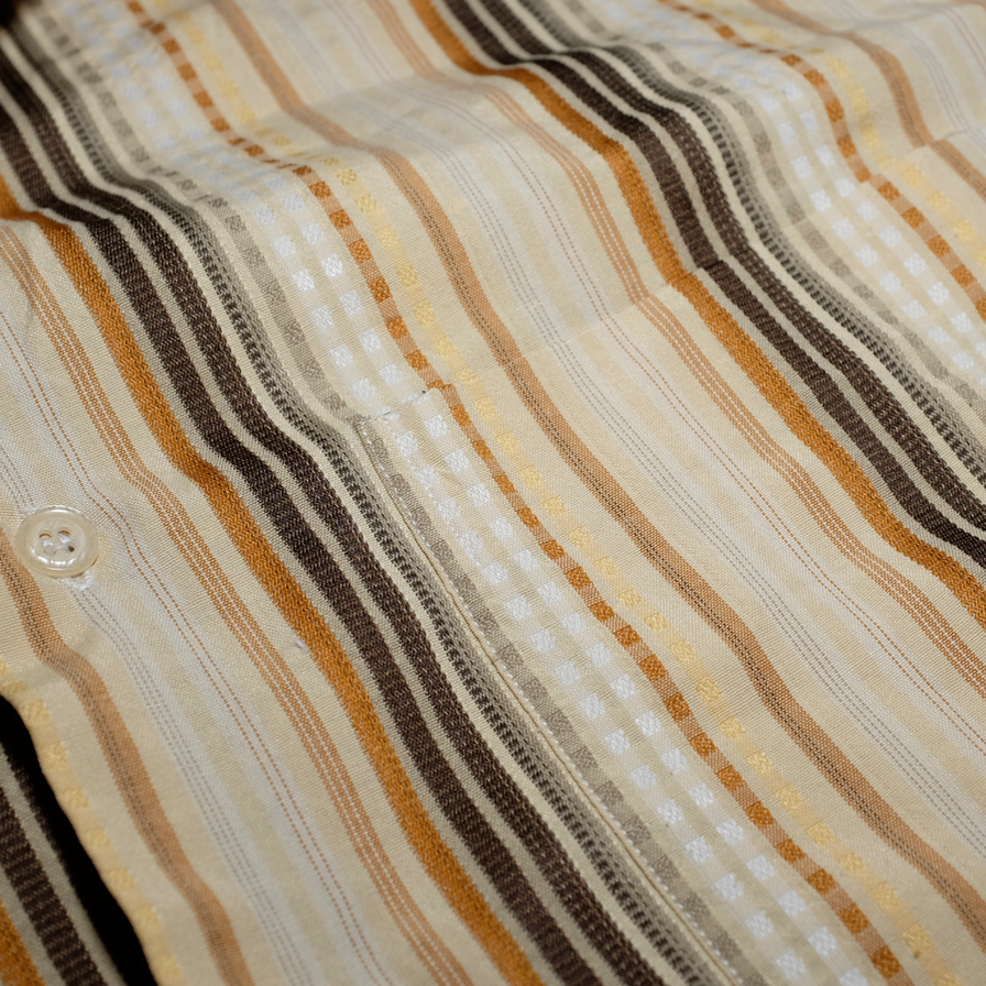 Vintage Vertical Striped Shirt Medium - Double Double Vintage