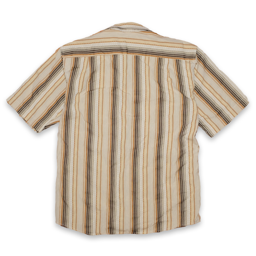 Vintage Vertical Striped Shirt Medium - Double Double Vintage