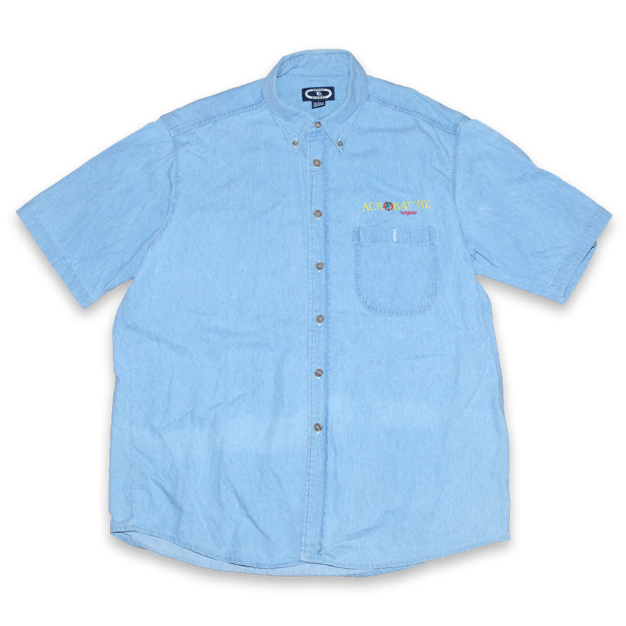 Vintage Fungicide Denim Shirt Large - Double Double Vintage