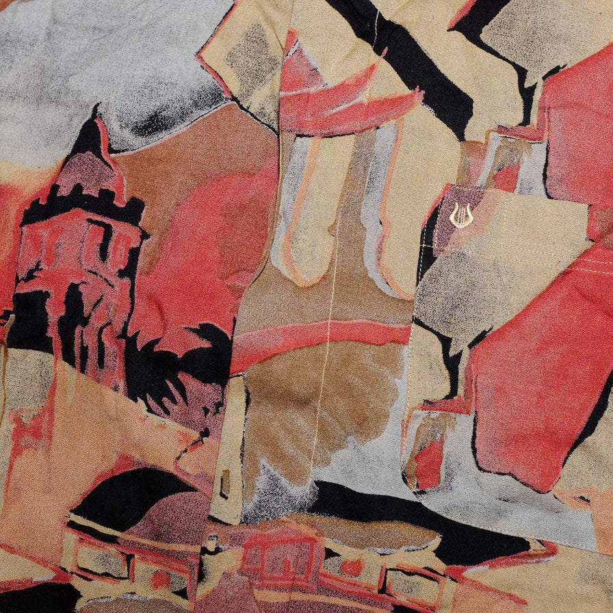 Vintage Abstract Shirt Large - Double Double Vintage