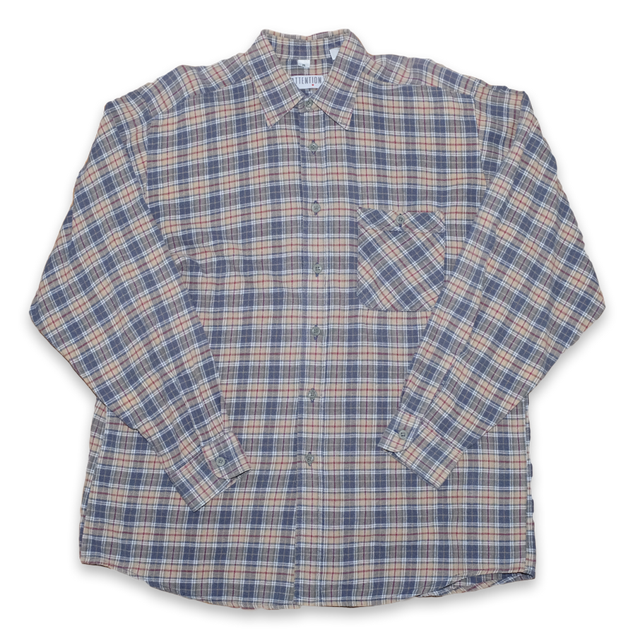 Vintage Flannel Shirt Large - Double Double Vintage