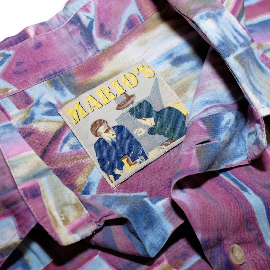 Vintage Abstract Shirt Large - Double Double Vintage