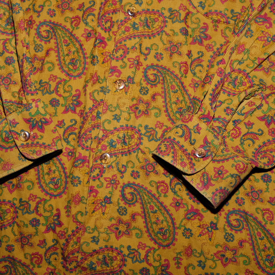 Vintage Paisley Pattern Shirt XLarge - Double Double Vintage