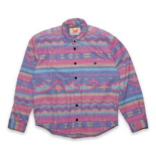 Vintage Multicolored Fleece Shirt Large - Double Double Vintage