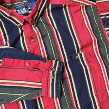 Vintage Vertical Striped Shirt XLarge