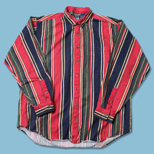 Vintage Vertical Striped Shirt XLarge