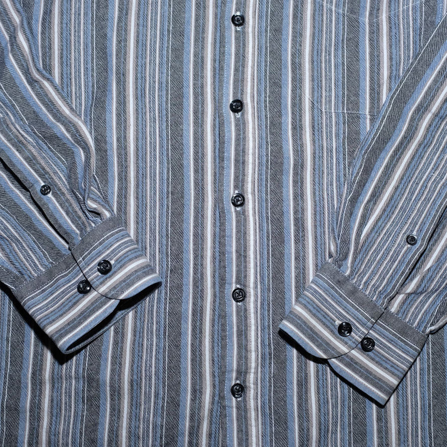 Vintage Vertical Stripe Shirt Large / XLarge - Double Double Vintage