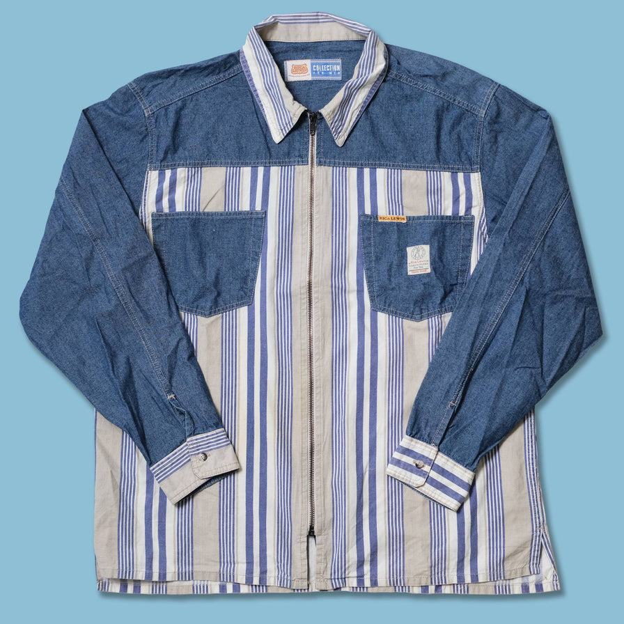 Vintage Patchwork Denim Jacket XLarge