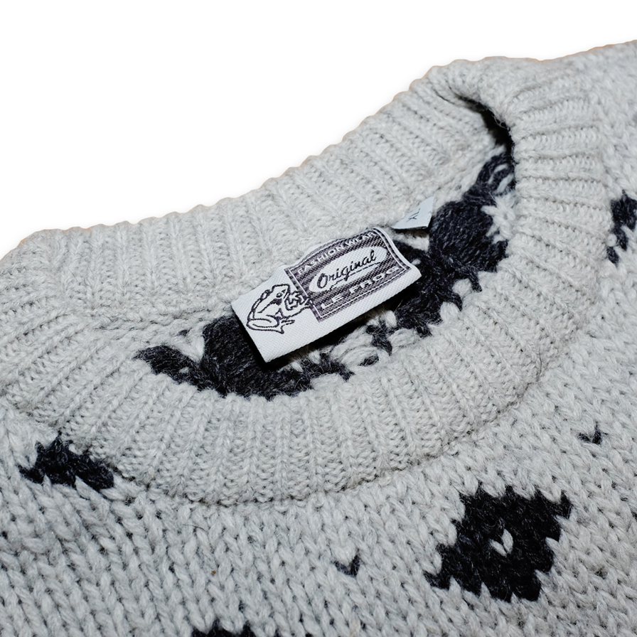 Vintage Knit Sweatshirt XLarge - Double Double Vintage