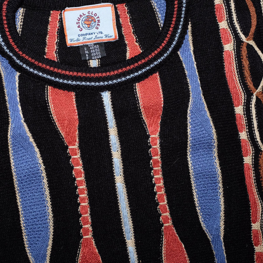 Vintage Coogi Style Sweater Medium / Large - Double Double Vintage