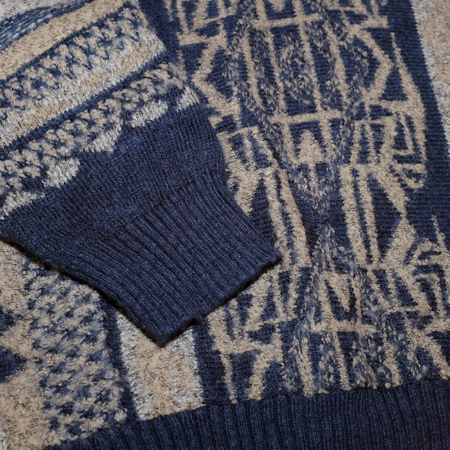 Vintage Knit Sweatshirt Large - Double Double Vintage