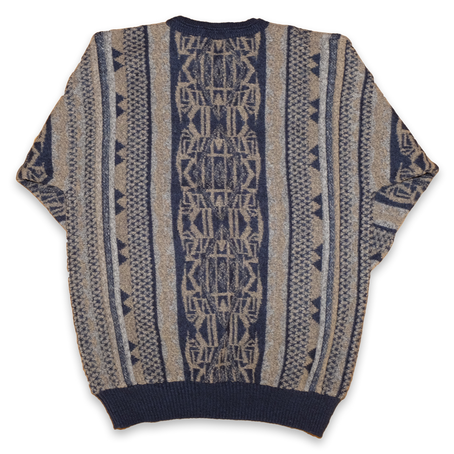 Vintage Knit Sweatshirt Large - Double Double Vintage