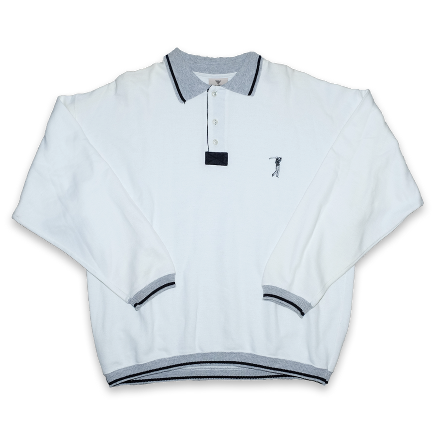 Vintage Golf Sweater Medium - Double Double Vintage